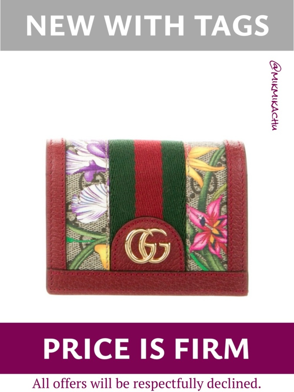 Gucci Ophidia GG Card Case Wallet
